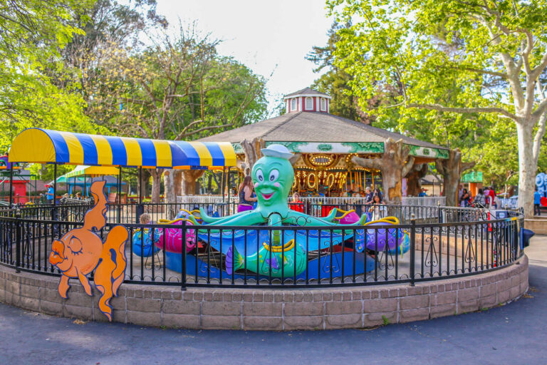Octopus ride at Funderland Amusement Park in Sacramento.